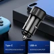 Автозарядка Toocki 50W + кабель Type-C–Lightning 1м Fast Charge - зображення 5