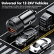 Автозарядка Toocki 50W + кабель Type-C–Lightning 1м Fast Charge - зображення 9