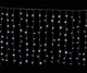 Гірлянда штора Роса 3x1 м 150 LED, білий колір - зображення 4
