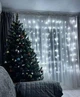 Гірлянда штора Роса 3x1 м 150 LED, білий колір - зображення 5