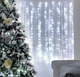 Гірлянда штора Роса 2×2 м, 200 LED, холодний білий, мерехтіння - зображення 1