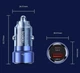 Автомобільний зарядний пристрій Toocki 75W PD/QC (Type-C+USB) - зображення 9