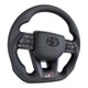 Анатомический руль для Toyota Land Cruiser 100, Prado 120. GR. Кожа. Подушка из кожи - черный логотип. В сборе. - изображение 2