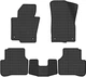 EVA килимки EVAtech в салон авто для Passat (B6) (without armrest) Volkswagen 2005-2010 6 покоління Combi EU Сота чорна (VW33530CN5TL4SBB) - зображення 1