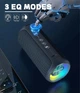 Портативна Bluetooth-колонка Ortizan X8 Pro 40W, IPX7, LED-підсвітка, 30 годин роботи, TWS, Black - зображення 5