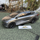Інерційна металопластикова машинка PM3417 Tesla Model Х на радіокеруванні з зарядною станцією Сіра - зображення 7