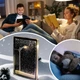 Новогодний светильник со снежной сценой для праздничного декора - изображение 6