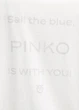 Футболка с надписью, в камушки Pinko M белый 105526a - изображение 5