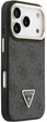 Etui Guess 4G PU Triangle Logo & Stand Camera Magsafe do Apple iPhone 17 Pro Black (3666339534417) - obraz 4