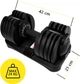 Гантеля з регульованою вагою Cornix 2.5-24 кг XR-0405 Black - зображення 2