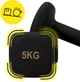 Гантели виниловые Cornix Square 2 x 5 кг XR-0410 Black - изображение 7