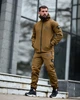 Зимний костюм Stone Island Grot / Цвет: койот / Материал: софтшел утеплен флисом / Розмір M| 4 тр6493 - изображение 9