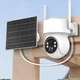 Уличная 6Мп WiFi камера видеонаблюдения с солнечной панелью TQ1 / Wi-Fi камера PTZ "Страж" - изображение 8