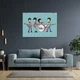 Постер Битлз, карикатура, Beatles, A3 30×42 см (id0892) - изображение 5