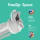 Термобутылка для воды термос blue Owala Freesip 950 мл из нержавеющей стали туристическая бутылка с крышкой - изображение 2