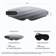 Маска для сна Xiaomi Dreamlight 3s 3D универсальна из дышащего материала Серого цвета - изображение 10