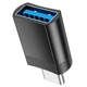 Перехідник Hoco UA17 Type-C male to USB female USB3.0 Колір Чорний - изображение 2