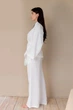 Костюм кимоно с брюками из муслина Ivory (XS) - изображение 4