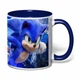 Чашка с печатью "Sonic" (цвет кобальт) (35047) - изображение 1