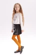 Классические колготки детские Giulia KETTY 40 116/122 Brown-spice, яркие колготки для девочек - изображение 2