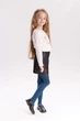 Классические детские колготки Giulia KETTY 40 110/116 Navy peony, колготки для девочек - изображение 2