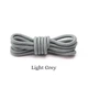 Круглые шнурки для обуви FASTLACES YD-1 Light Grey 120cm (YD-1LG120) - изображение 1