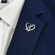 Значок (пин) BROCHE брошь бижутерия Музыка Скрипичный ключ серебристый BRGV114507 - изображение 6