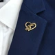 Значок (пин) BROCHE брошь бижутерия Музыка Скрипичный ключ золотистый BRGV114508 - изображение 6