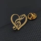 Значок (пин) BROCHE брошь бижутерия Музыка Скрипичный ключ золотистый BRGV114508 - изображение 5