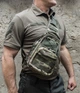 Рюкзак однолямковий тактичний Fighter Multicam - зображення 3