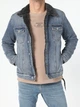 Джинсовая куртка с мехом мужская Colin's CL1055638 S Buddy Wash (8682240896036) - изображение 1