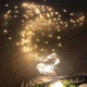 Гірлянда роса Кінський хвіст, 2 м, 200 LED, 10 ниток, на батарейках та USB, Теплий білий - зображення 8