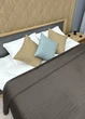Покривало велюрове Кing Size 220х240 см колір венге (85-210) - зображення 7