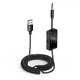 Bluetooth-адаптер Ugreen BT303 Bluetooth 5.4 2-в-1 Приемник-передатчик AUX 3.5 мм USB спиральный с микрофоном и OLED дисплеем 1.5 м Черный (45236) - изображение 1