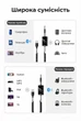 Bluetooth-адаптер Ugreen BT303 Bluetooth 5.4 2-в-1 Приемник-передатчик AUX 3.5 мм USB спиральный с микрофоном и OLED дисплеем 1.5 м Черный (45236) - изображение 13