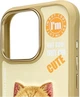 Etui plecki Nimmy Cool&Cute 2.0 Cat do Apple iPhone 16 Pro Max Khaki (6971080319471) - obraz 4