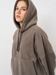 Худи оверсайз женское Olis-Style Купер 46-48 Кофейное (ROZ6501002857) - изображение 4