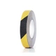 Протиковзка самоклеюча стрічка AMPERE Traffic Safety Tape, 25 мм × 18 м, Жовто-чорна, для сходів і підлоги - зображення 1
