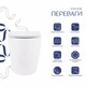 Унитаз подвесной Qtap Robin Ultra Quiet безободковый с ягодением Soft-close 520x365x365 мм WHITE - изображение 4