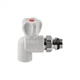 Кран кульовий радіаторний PPR Thermo Alliance 20х1/2" кутовий - зображення 3