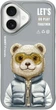 Etui plecki Nimmy Cool&Cute 2.0 Bear do Apple iPhone 16 Grey (6971080319488) - obraz 1