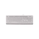 Клавіатура A4tech FKS10 Fstyler Sleek MMedia Comfort, USB (US+Ukrainian+Russian) White - зображення 2