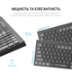 Клавиатура OfficePro SK985B Wireless/Bluetooth Black (SK985B) - изображение 8