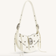 Жіноча сумка JW PEI Tessa Crushed Shoulder Bag White. (0137) - зображення 3