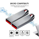 Флешка 2 ТБ Seuno 859 USB 3.0 металева срібляста (GS859) - изображение 6