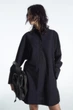 Сукня жіноча COS collarless mini shirt dress 1209244005 34 Синій - изображение 2