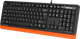 Клавіатура A4Tech Fstyler FKS10 Orange - изображение 3
