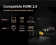 Кабель UGREEN HD101 HDMI Round Cable 4K@60Hz HDMI 2.0 1м (10115) - зображення 3