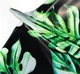 Кур'єрський пакет Blooming Monstera on black 255 х 330 + 40 клапан - зображення 6