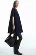 Сукня жіноча COS oversized wool-blend utility mini dress 1224592001 36 Синій - изображение 5